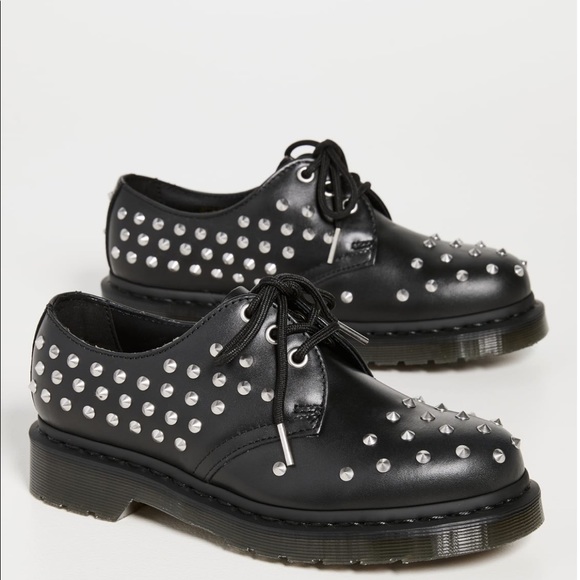 Dr. Martens 1461 Stud Wanama Oxfords - Picture 2 of 5